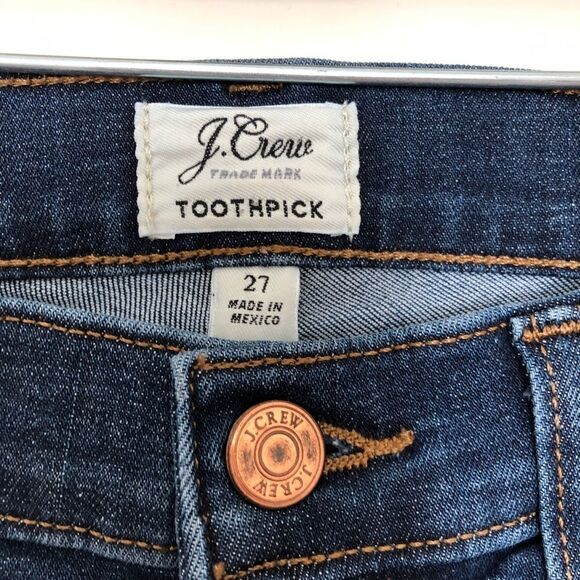 J. Crew Toothpick Skinny Jeans Size27 - Picture 3 of 3